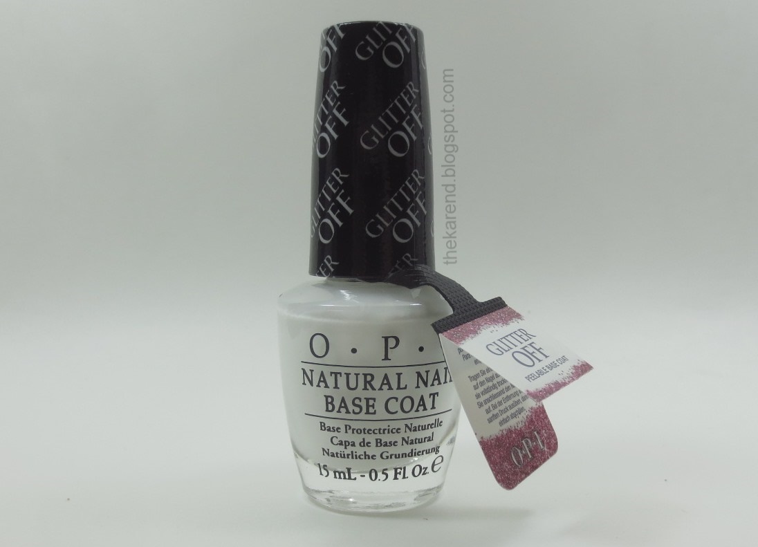 baggrund svinge begynde Frazzle and Aniploish: OPI Glitter Off Peelable Base Coat