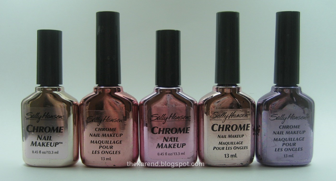 Frazzle and Aniploish: Wheel L7: Sally Hansen Chromes and Crystal Chromes