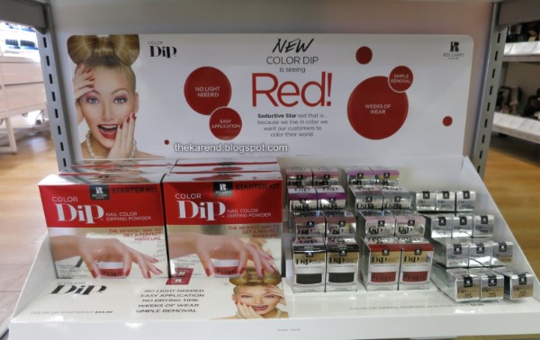 Red Carpet Color Dip nail polish dipping powder system display