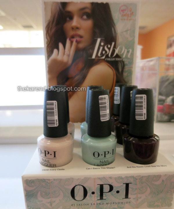 OPI Libson collection nail polish display Ulta exclusive shades