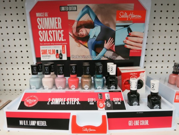 Sally Hansen Summer Solstice nail polish display