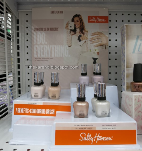 Sally Hansen I Do Everything nail polish display