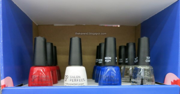 Salon Perfect Make Sparks Fly nail polish display