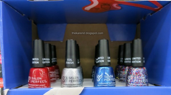 Salon Perfect Make Sparks Fly nail polish display