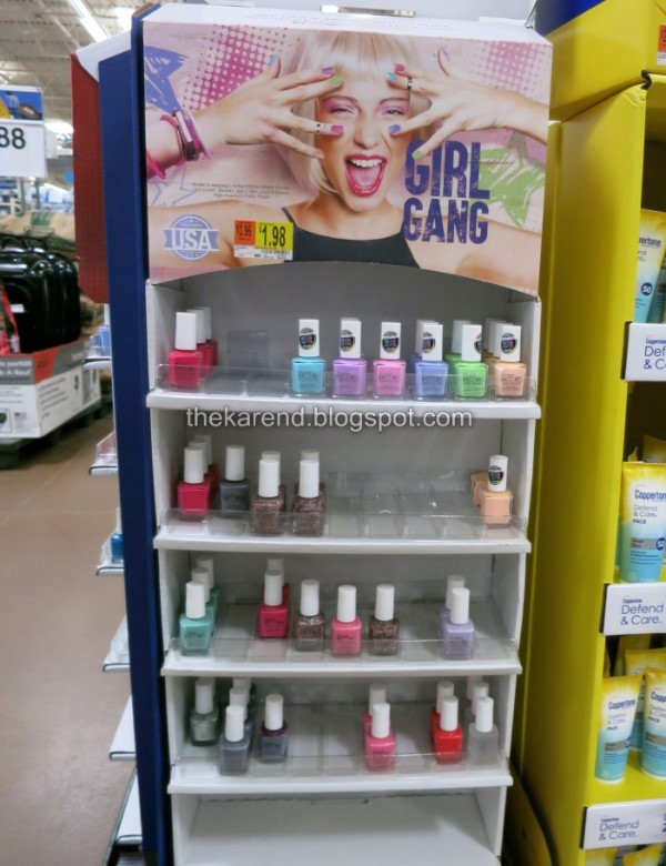 Pure Ice Girl Gang nail polish display