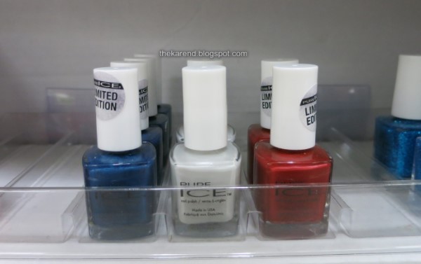 Pure Ice Sparkle Swag nail polish display