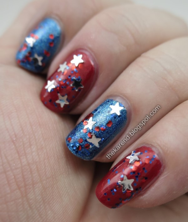 Salon Perfect Sea to Shimmery Sea and The American Sheen with Star Spangled Selfie
