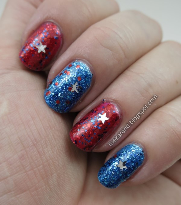 Salon Perfect Sea to Shimmery Sea and The American Sheen with Star Spangled Selfie