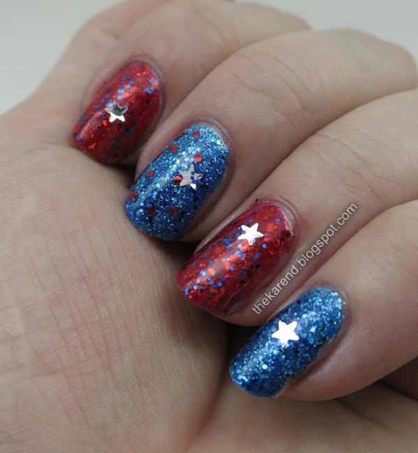 Salon Perfect Sea to Shimmery Sea and The American Sheen with Star Spangled Selfie