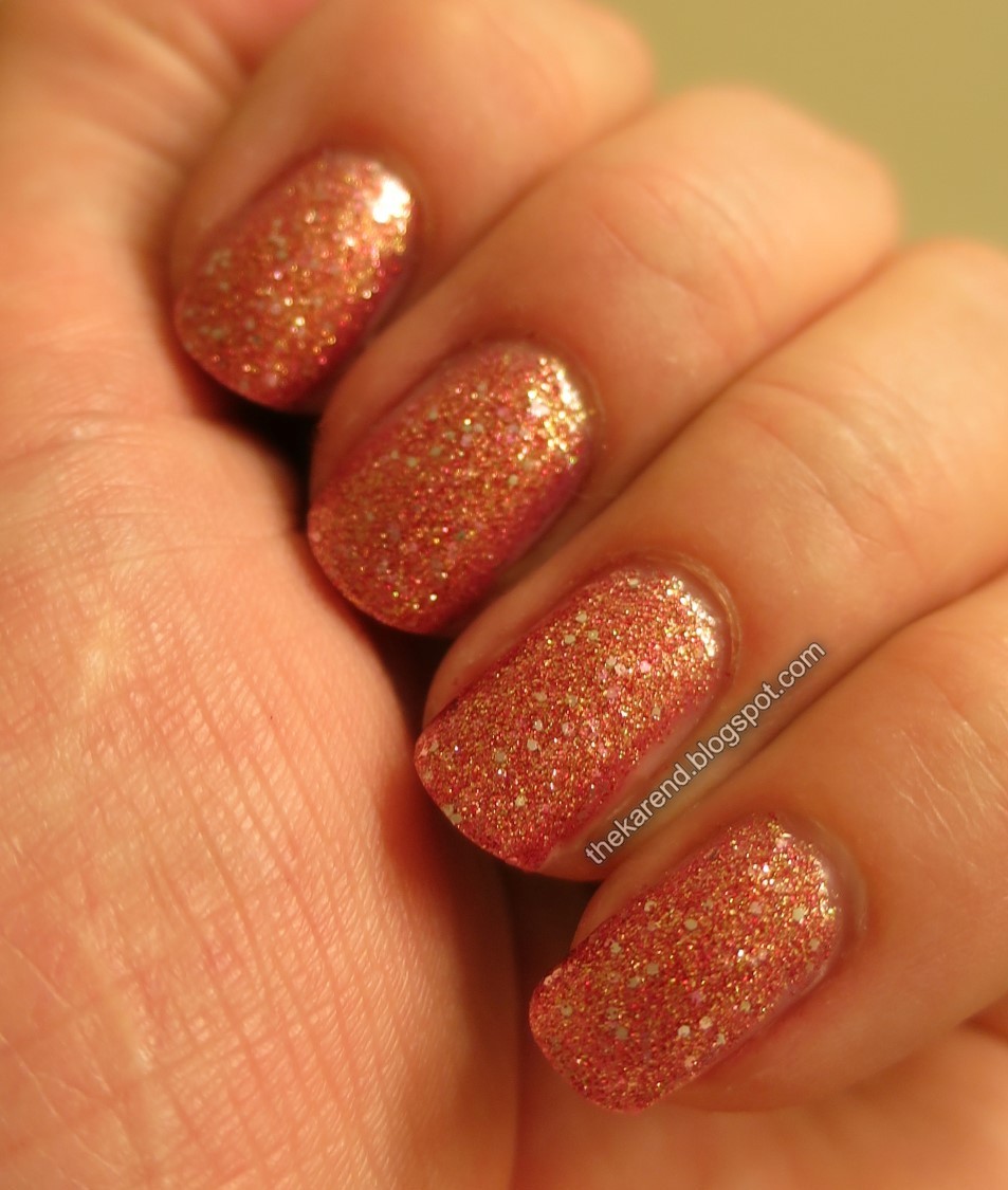 Recent NOTD: Salon Perfect Rose Gold Digger | Frazzle and Aniploish |  Bloglovin\'