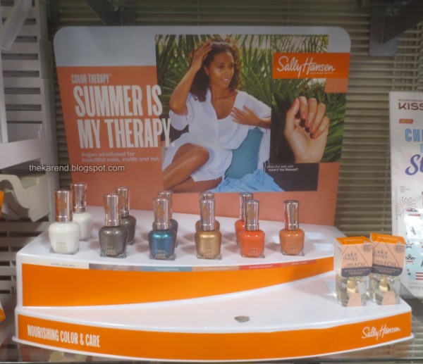 Sally Hansen Summer is My Therapy nail polish display