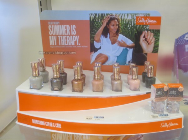 Sally Hansen Summer is My Therapy nail polish display