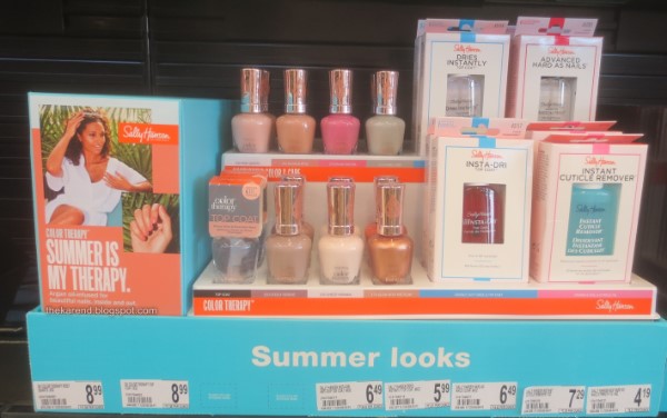 Sally Hansen Summer is My Therapy nail polish display