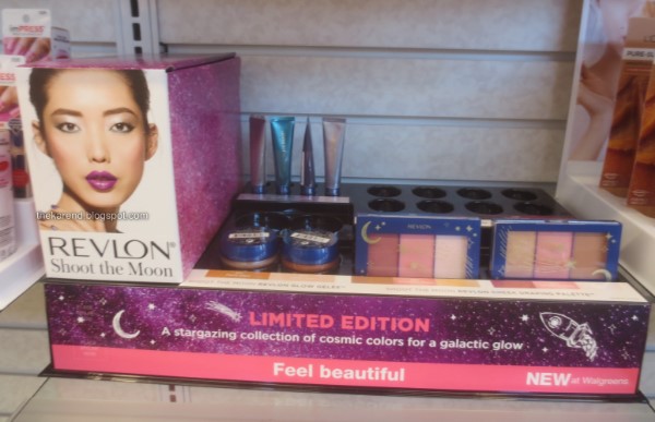 Revlon Shoot the Moon display