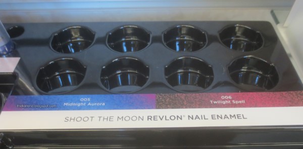 Revlon Shoot the Moon display