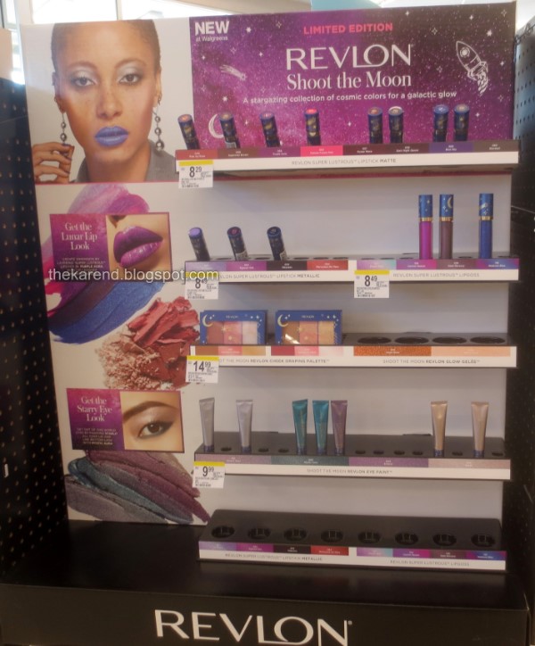 Revlon Shoot the Moon display