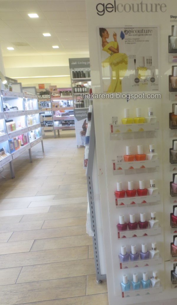 Essie Gel Couture nail polish display Avant-Garde