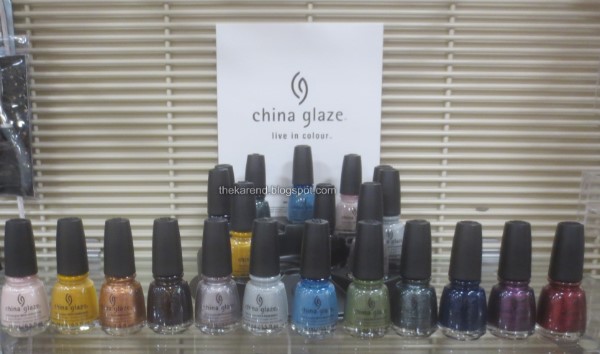 China Glaze fall Ready to Wear nail polish display