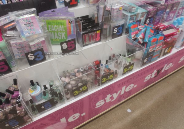 Five Below nail polish display