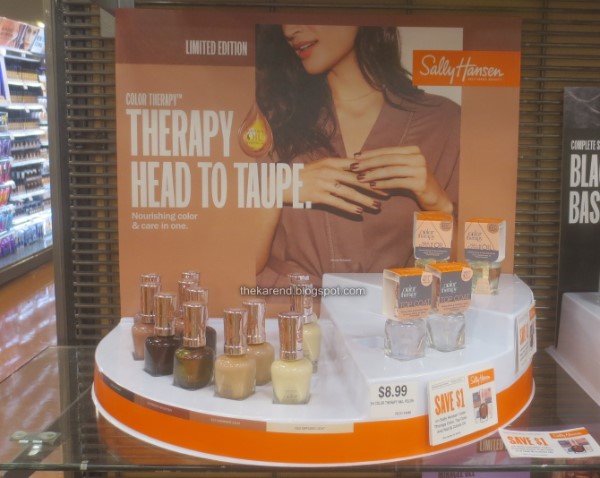 Sally Hansen Color Therapy Therapy Head to Toe nail polish display