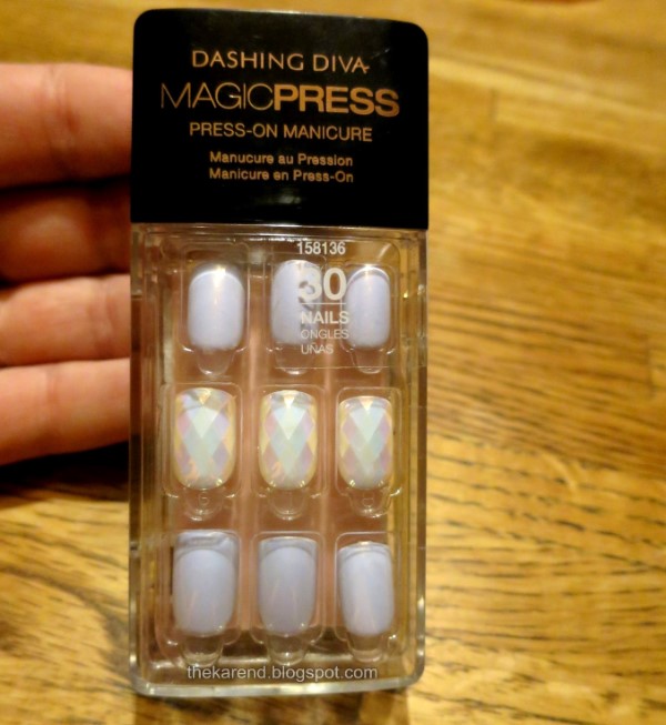 Dashing Diva Magic Press Ice Queen nails