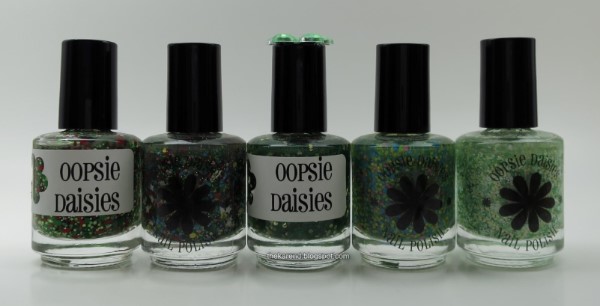 Oopsie Daisies glitter nail polish