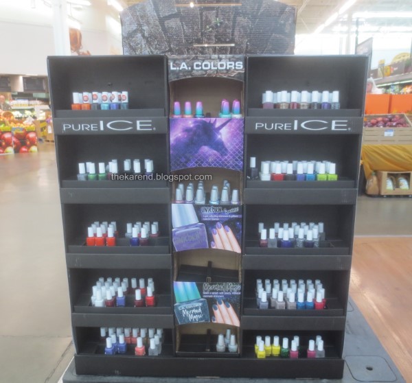 Pure Ice Halloween nail polish display