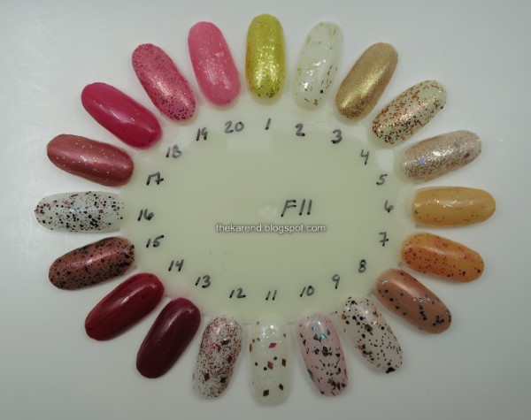 glitter nail wheel