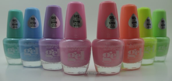 LA Colors Color Craze Gel Creamy Neon nail polish