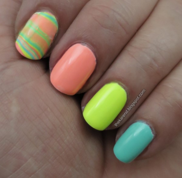 LA Colors Color Craze Gel Creamy Neon nail polish