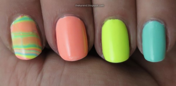 LA Colors Color Craze Gel Creamy Neon nail polish