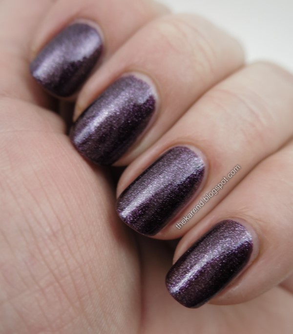 PXL Pixelated Color Metallic Eggplant nail polish swatch