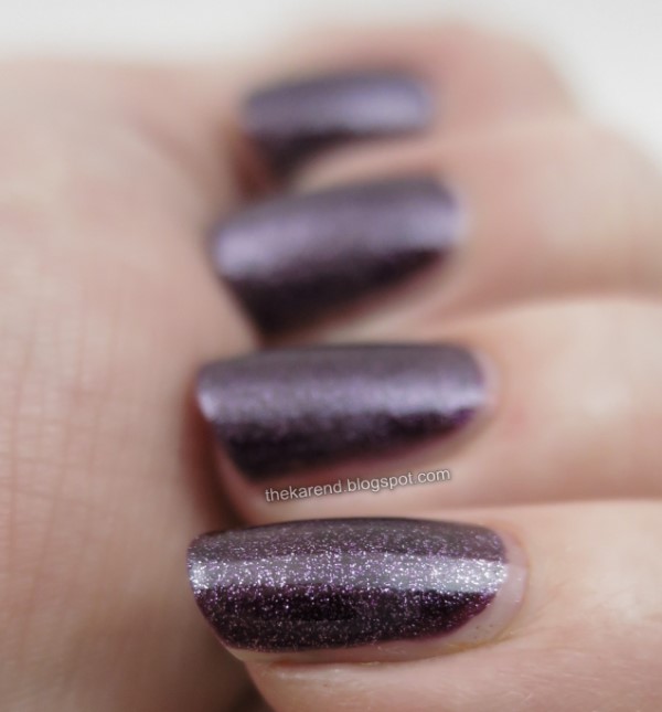 PXL Pixelated Color Metallic Eggplant nail polish swatch