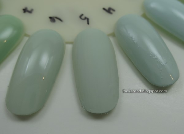 mint green nail polish