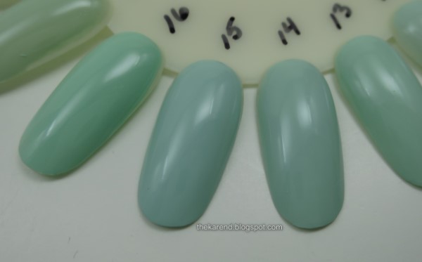 mint green nail polish