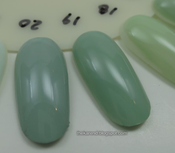 mint green nail polish