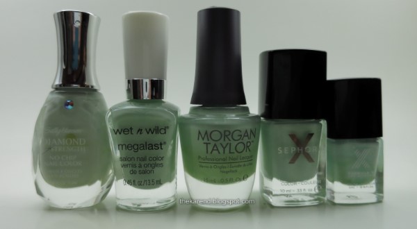 mint green nail polish