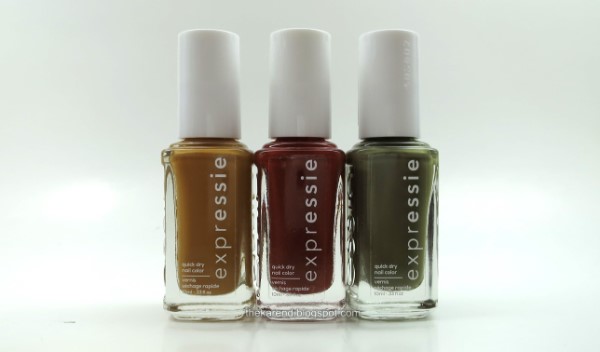 Essie Expressie Don't Hate Curate Bolt and Be Bold Precious Cargo-go