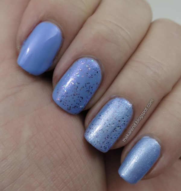 Essie You Do Blue OPI Let Love Sparkle OPI Pile on the Sprinkles