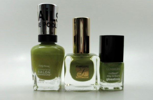 green nail polishes