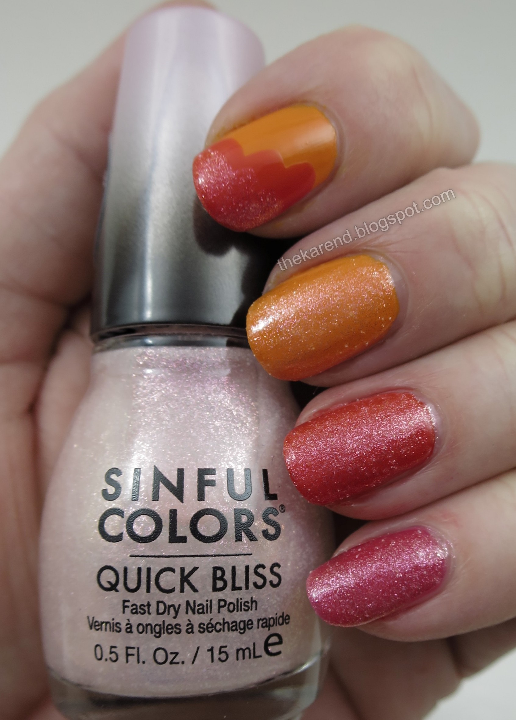 Sinfulcolors Quick Bliss Nail Polish, Fast Dry, Cherry Chaser 2672 - 0.5 fl. oz (15 ml)