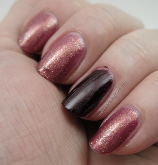 SinfulColors Quick Bliss Flushed and Blackcherry