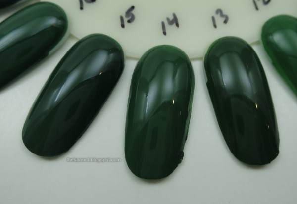 green creme nail polish