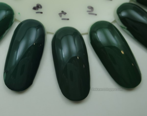 green creme nail polish