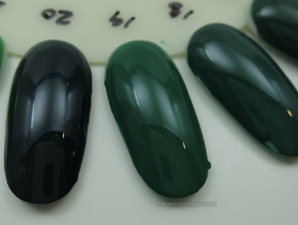 green creme nail polish