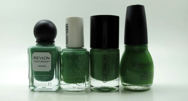 green creme nail polish