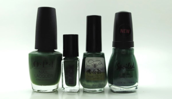 green creme nail polish