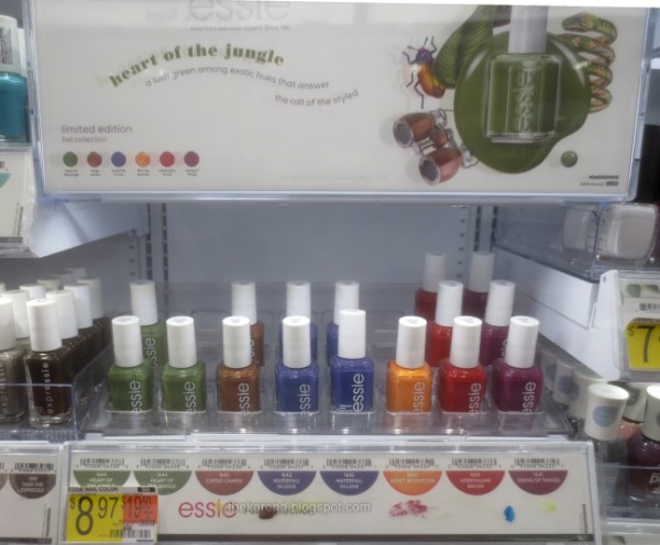 Essie Fall 2020 nail polish collection display