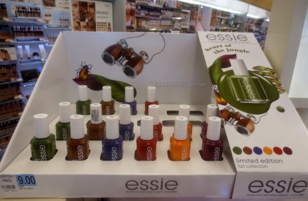 Essie Fall 2020 nail polish collection display