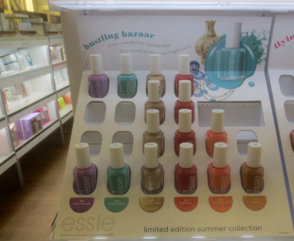 Essie summer 2020 nail polish display